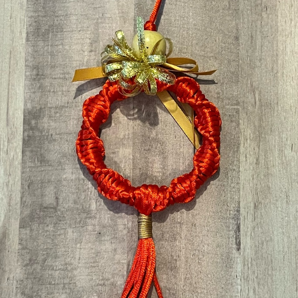 HANDMADE MACRAME CHRISTMAS ORNAMENT
